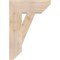 Ekena Millwork Traditional Slat Smooth Bracket, Douglas Fir, 5 1/2"W x 18"D x 26"H BKT06X18X26TRA06SDF - alternate 4